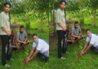 डिंडोरी जिला कार्यवाहक अध्यक्ष दुर्गेश बर्मन ने लगाया पौधा