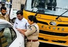 भोपाल में स्कूल बसों पर ट्रैफिक पुलिस की सख्ती, 600 से ज्यादा बसों की जांच में 40 पर कार्रवाई