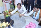 गुरु पूर्णिमा पर कोसमनारा पहुंचे मुख्यमंत्री  विष्णु देव साय, सत्यनारायण बाबा धाम में की पूजा-अर्चना