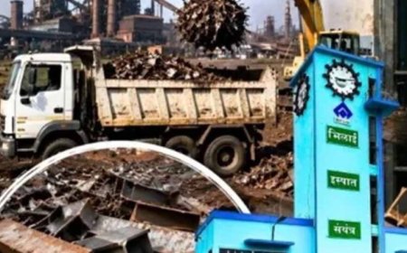 Bhilai Steel Plant में बड़ा हादसा, 50 फीट नीचे गिरा क्रेन का केबिन; ऑपरेटर गंभीर घायल