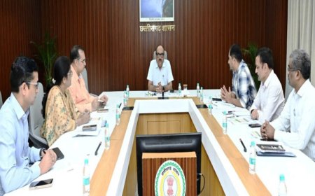 जल जीवन मिशन 2.0 छत्तीसगढ़ में ग्रामीण पेयजल योजनाओं के संचालन और रखरखाव नीति पर उच्च स्तरीय बैठक संपन्न