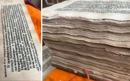 ज्ञान भारतम् मिशन की बड़ी खोज, बुरहानपुर में मिली 220 साल पुरानी दुर्लभ हस्तलिखित पांडुलिपि