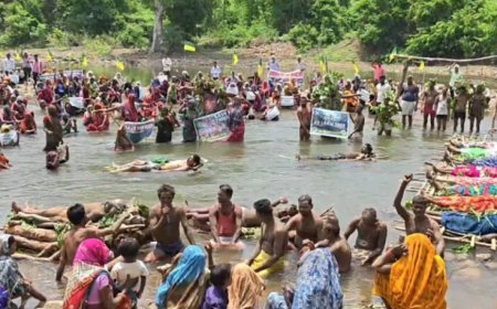 केन-बेतवा परियोजना: 17 दिन बाद खत्म हुआ ‘चिता आंदोलन’, प्रशासन ने प्रभावितों को बलपूर्वक हटाया, अनशन जारी