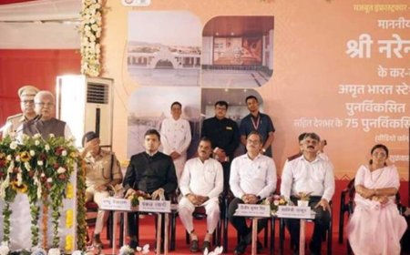 प्रधानमंत्री  मोदी ने अमृत भारत स्टेशन योजना के तहत पुनर्विकसित सांची रेलवे स्टेशन का किया वर्चुअली लोकार्पण