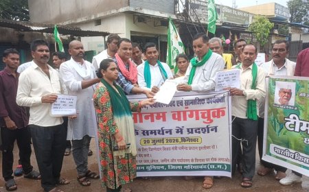 छत्तीसगढ़ में सोनम वांगचुक और नीट मुद्दे पर प्रदर्शन तेज