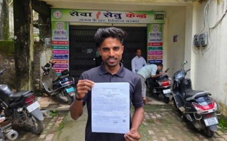 ग्राम मेंड्राखुर्द के सूरज ने मुख्यमंत्री  विष्णु देव साय के प्रति जताया आभार