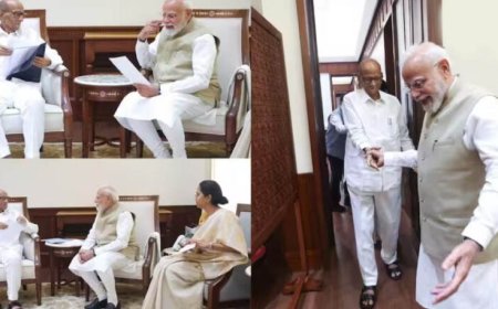CJP मंच से PM मोदी तक! प्रदर्शन के बीच शरद पवार और सुप्रिया सुले ने की मुलाकात, बढ़ी सियासी चर्चा