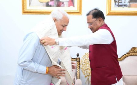 मुख्यमंत्री विष्णुदेव साय से लघु उद्योग भारती के प्रतिनिधिमंडल ने की सौजन्य मुलाकात : 14वें इंडिया इंडस्ट्रियल फेयर की तैयारियों पर हुई चर्चा