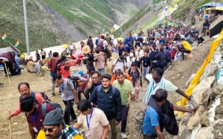 अमरनाथ यात्रा पर मौसम की मार, लगातार चौथे दिन भी नहीं खुला रास्ता, यात्रा ठप