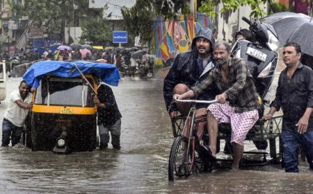 गुजरात में बारिश बनी आफत! हेलीकॉप्टर से रेस्क्यू, अहमदाबाद-सूरत समेत 5 शहरों में बाढ़ जैसे हालात