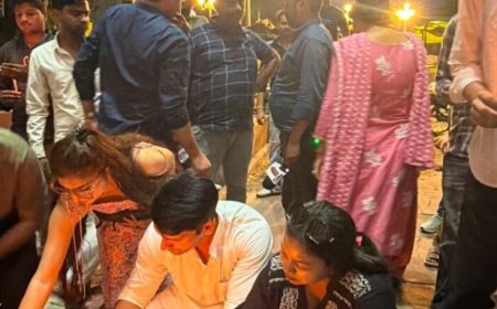 धर्मेंद्र प्रधान इस्तीफे के बाद ग्वालियर में युवा कांग्रेस ने निकाला कैंडल मार्च