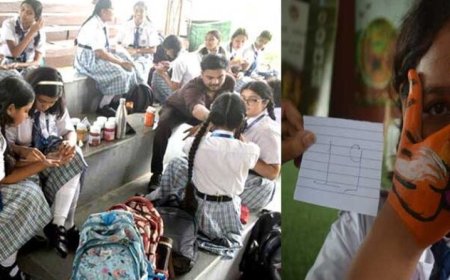 बाघ सप्ताह के अंतर्गत वन विहार राष्ट्रीय उद्यान में पॉम पेंटिग प्रतियोगिता का आयोजन