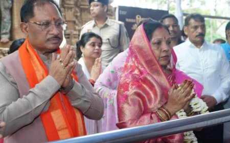 मुख्यमंत्री विष्णुदेव साय ने भोरमदेव धाम में की पूजा-अर्चना, प्रदेश की सुख-समृद्धि के लिए की मंगलकामना