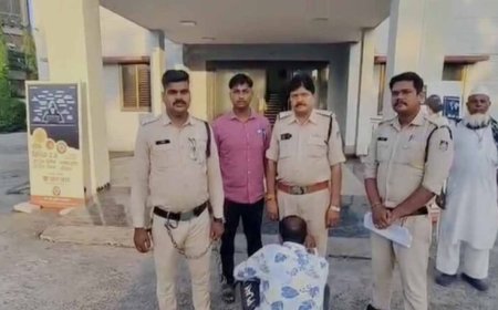 थाना निशातपुरा पुलिस की बड़ी कार्यवाही, कुख्यात 10000/-रुपये का इनामी बदमाश काला उर्फ नजफ ईरानी गिरफ्तार