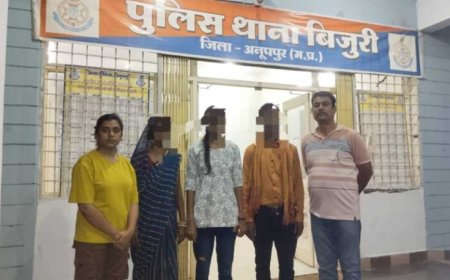 बिजुरी पुलिस द्वारा  गुम सुदा बालिका को 24 घंटे में दस्तयाब कर उसके माता पिता को किया सुपुर्द ।