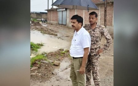 मुरैना: जलभराव मिला तो स्वास्थ्य अधिकारी पर होगी कार्रवाई, आयुक्त ने शहर का किया निरीक्षण