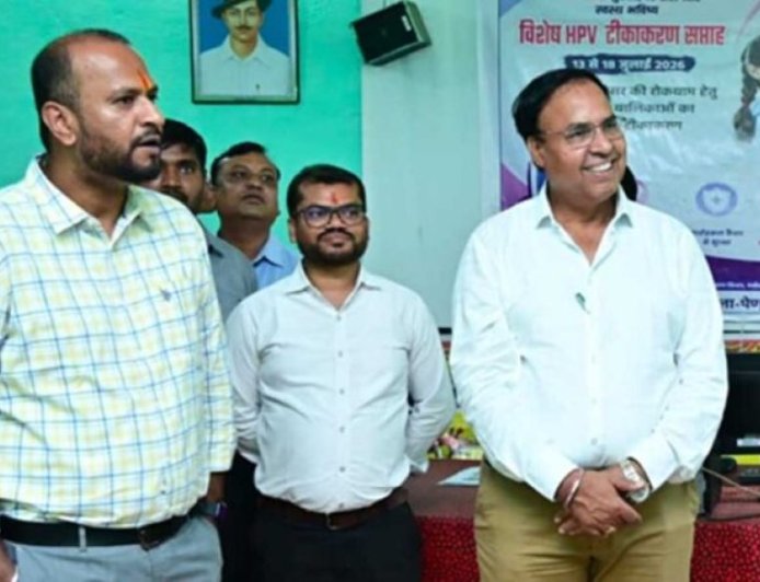 एचपीवी टीकाकरण में गौरेला-पेंड्रा-मरवाही जिला बना प्रदेश में अव्वल