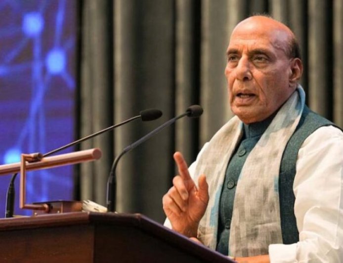 राजनाथ सिंह का कांग्रेस पर हमला, बोले- RSS को प्रमाणपत्र की जरूरत नहीं