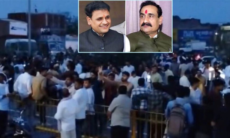 दतिया उपचुनाव: BJP टिकट पर बवाल, आशुतोष तिवारी के नाम से नाराज़ समर्थकों ने NH-44 पर 15 किमी लंबा जाम लगाया