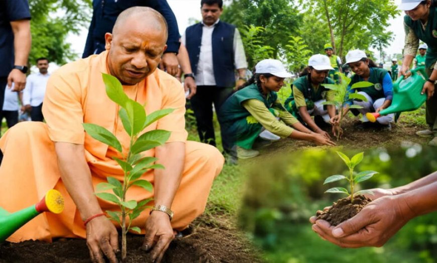 गोरखपुर से पौधरोपण महायज्ञ का शुभारंभ करेंगे मुख्यमंत्री योगी