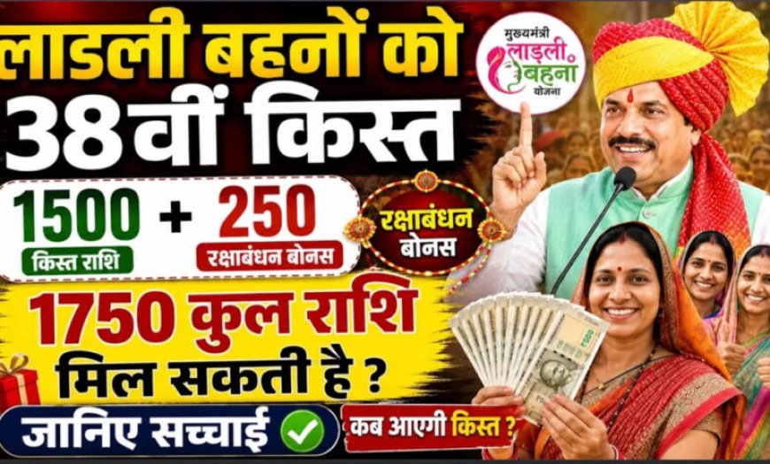 इंतजार खत्म! आज आएगी लाड़ली बहना योजना की 38वीं किस्त, CM मोहन यादव भेजेंगे ₹1500