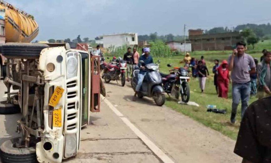 बालाघाट में पिकअप पलटने से 18 महिलाएं घायल, दो की हालत गंभीर