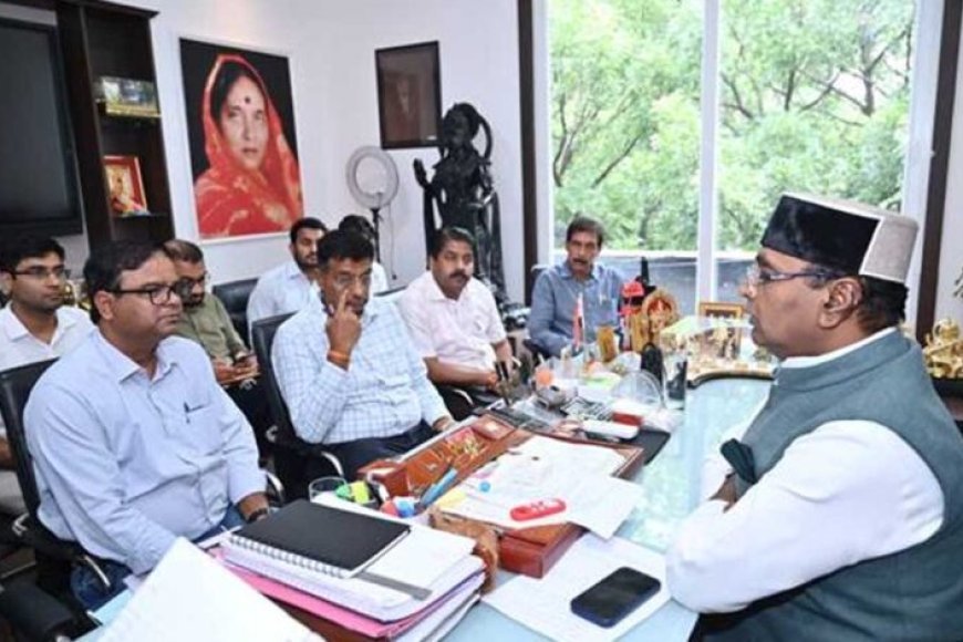 प्रभात चौराहा फ्लाईओवर में देरी पर सख्त हुए मंत्री  सारंग, PWD अधिकारियों पर की नाराजगी व्यक्त