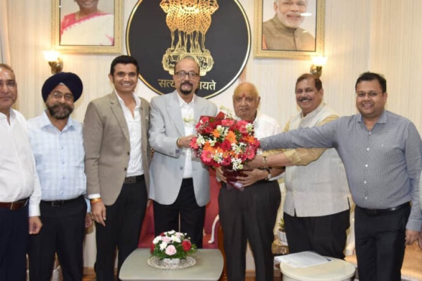 राज्यपाल डेका से निजी विश्वविद्यालयों के पदाधिकारियों ने की भेंट
