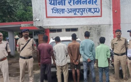 05 वारंटी गिरफ्तार, 06 स्थायी वारंट तामील, थाना रामनगर पुलिस की कॉम्बिंग गश्त में कार्रवाई