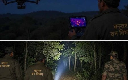 CG: बस्तर के घने जंगलों में थर्मल ड्रोन की एंट्री, रात में भी होगी सख्त निगरानी