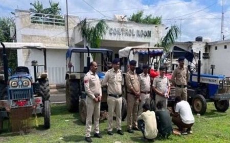 मध्यप्रदेश पुलिस की वाहन चोर गिरोहों के विरुद्ध बड़ी कार्रवाई