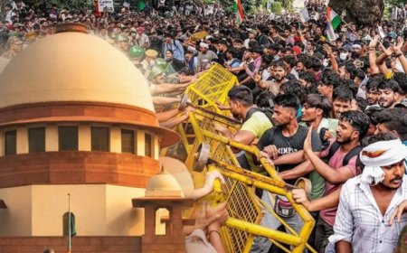 जंतर-मंतर प्रदर्शन पर सुप्रीम कोर्ट की नसीहत, CJI बोले- युवाओं की बात सुनिए, संवाद ही समाधान