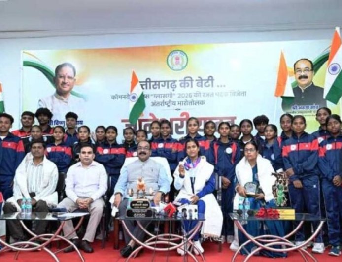 ज्ञानेश्वरी की सफलता से राज्य के युवा लेंगे प्रेरणा, खेलों के लिए तैयार होगा अच्छा वातावरण –  अरुण साव