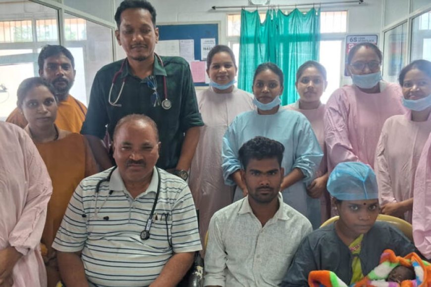 800 ग्राम के अति-कम वजनी नवजात को जिला चिकित्सालय अनूपपुर के SNCU ने दिया नया जीवन