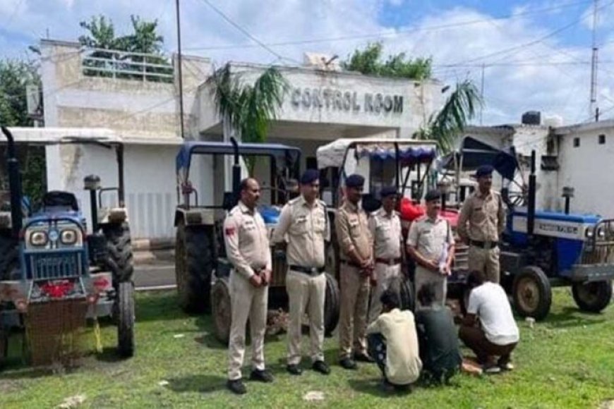 मध्यप्रदेश पुलिस की वाहन चोर गिरोहों के विरुद्ध बड़ी कार्रवाई