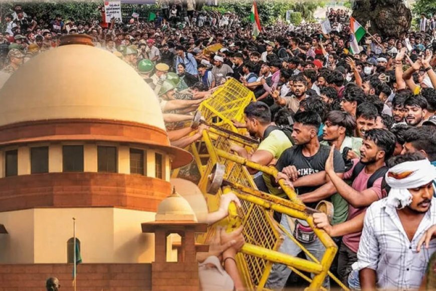 जंतर-मंतर प्रदर्शन पर सुप्रीम कोर्ट की नसीहत, CJI बोले- युवाओं की बात सुनिए, संवाद ही समाधान