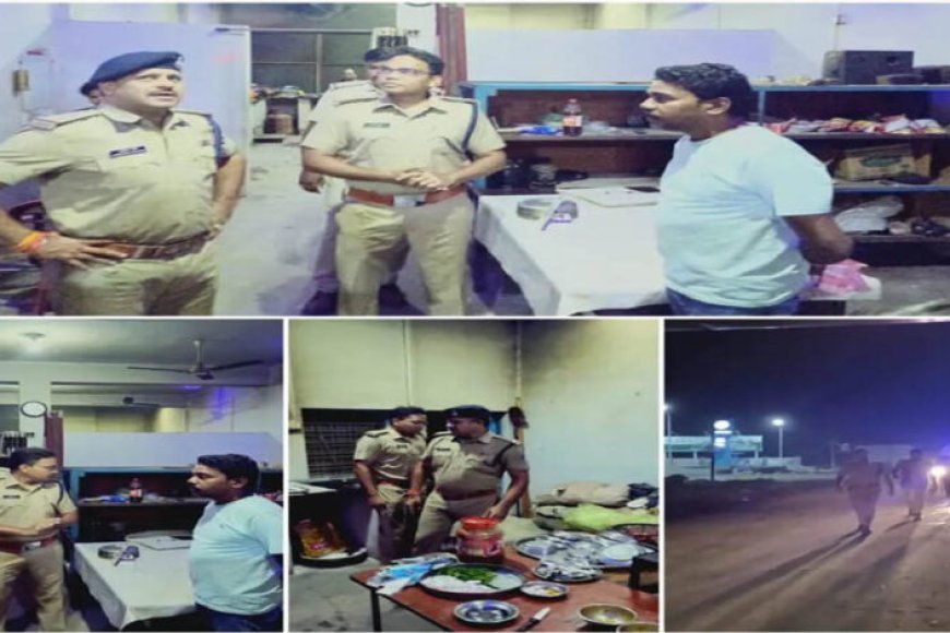 होटल-ढाबों व संदिग्धों की हुई सघन चेकिंग, विजयराघवगढ़ में पुलिस ने की पैदल पेट्रोलिंग, सुरक्षा व्यवस्था को लेकर चौकसी